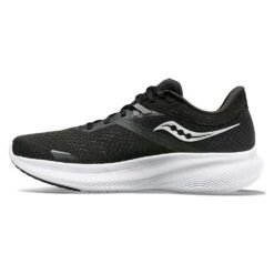 Saucony Women's Ride 16 Running Shoe - Black/White - Regular (B) -Love Running S10830 05 2