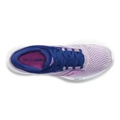 Saucony Women's Ride 16 Running Shoe - Mauve/Indigo - Regular (B) -Love Running S10830 30 3