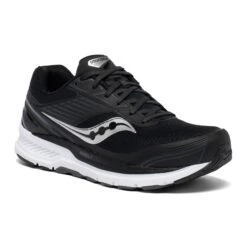 Saucony Men's Echelon 8 Running Shoe - Black/White - Regular (D) 8 Saucony Men's Echelon 8 Running Shoe - Black/White - Regular (D) -Love Running S20574 40 5