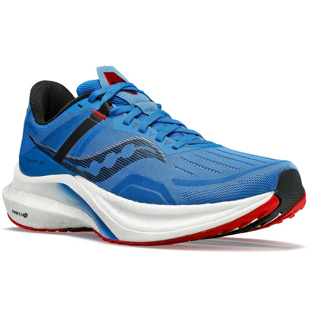Saucony Men's Tempus Running Shoe- Hydro/Poppy - Regular (D) 2 Saucony Men's Tempus Running Shoe- Hydro/Poppy - Regular (D) - Image 2