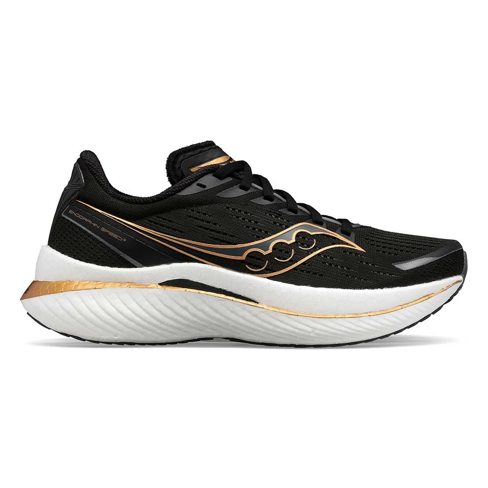 Saucony Men's Endorphin Speed 3 Running Shoe- Black/Goldstruck- Regular (D) 1 Saucony Men's Endorphin Speed 3 Running Shoe- Black/Goldstruck- Regular (D)