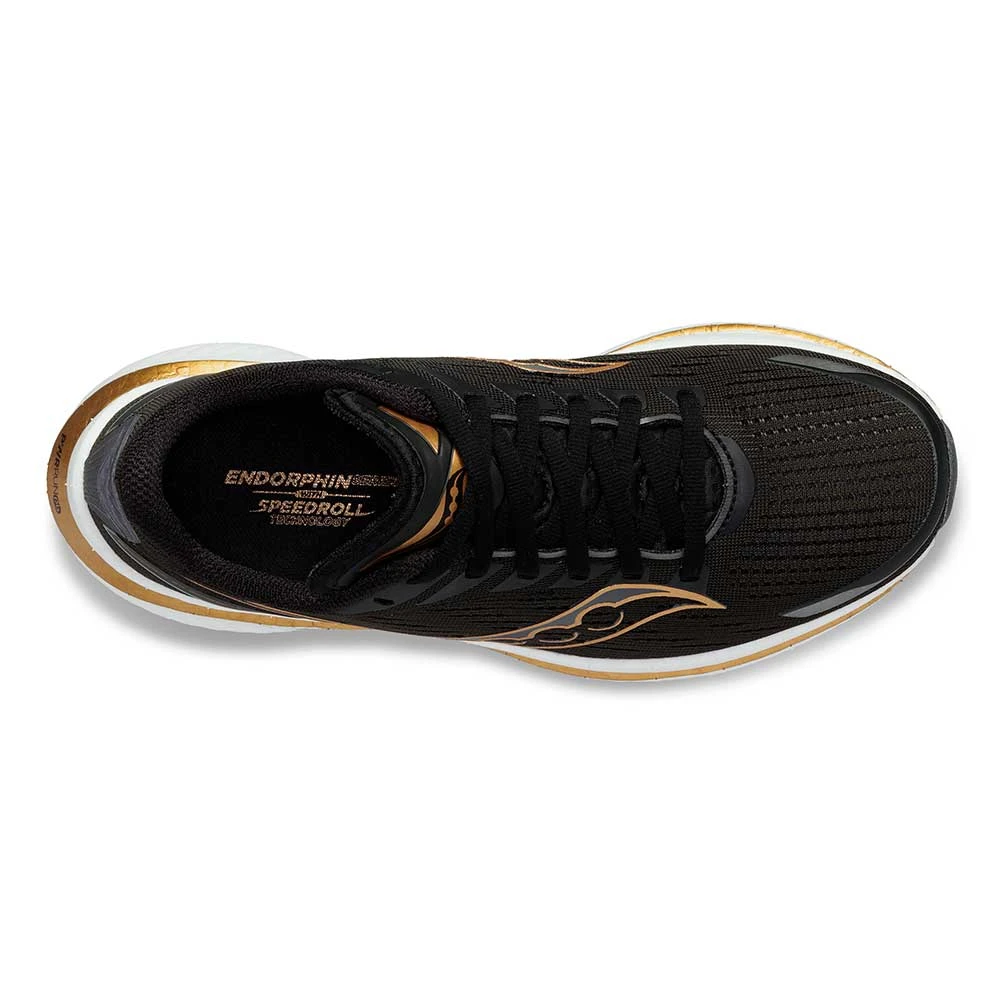 Saucony Men's Endorphin Speed 3 Running Shoe- Black/Goldstruck- Regular (D) 4 Saucony Men's Endorphin Speed 3 Running Shoe- Black/Goldstruck- Regular (D) - Image 4