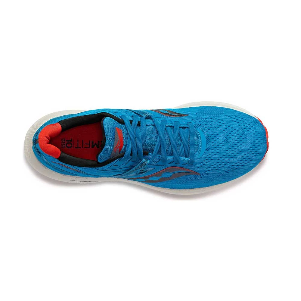 Saucony Men's Triumph 20 Running Shoe- Ocean/Redrock- Regular (D) 4 Saucony Men's Triumph 20 Running Shoe- Ocean/Redrock- Regular (D) - Image 4