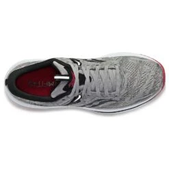 Saucony Men's Omni 21 Running Shoe- Alloy/Garnet- Regular (D) -Love Running S20762 20 3