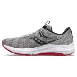 Saucony Men's Omni 21 Running Shoe - Alloy/Garnet- Wide (2E) 7 Saucony Men's Omni 21 Running Shoe - Alloy/Garnet- Wide (2E) -Love Running S20763 20 2
