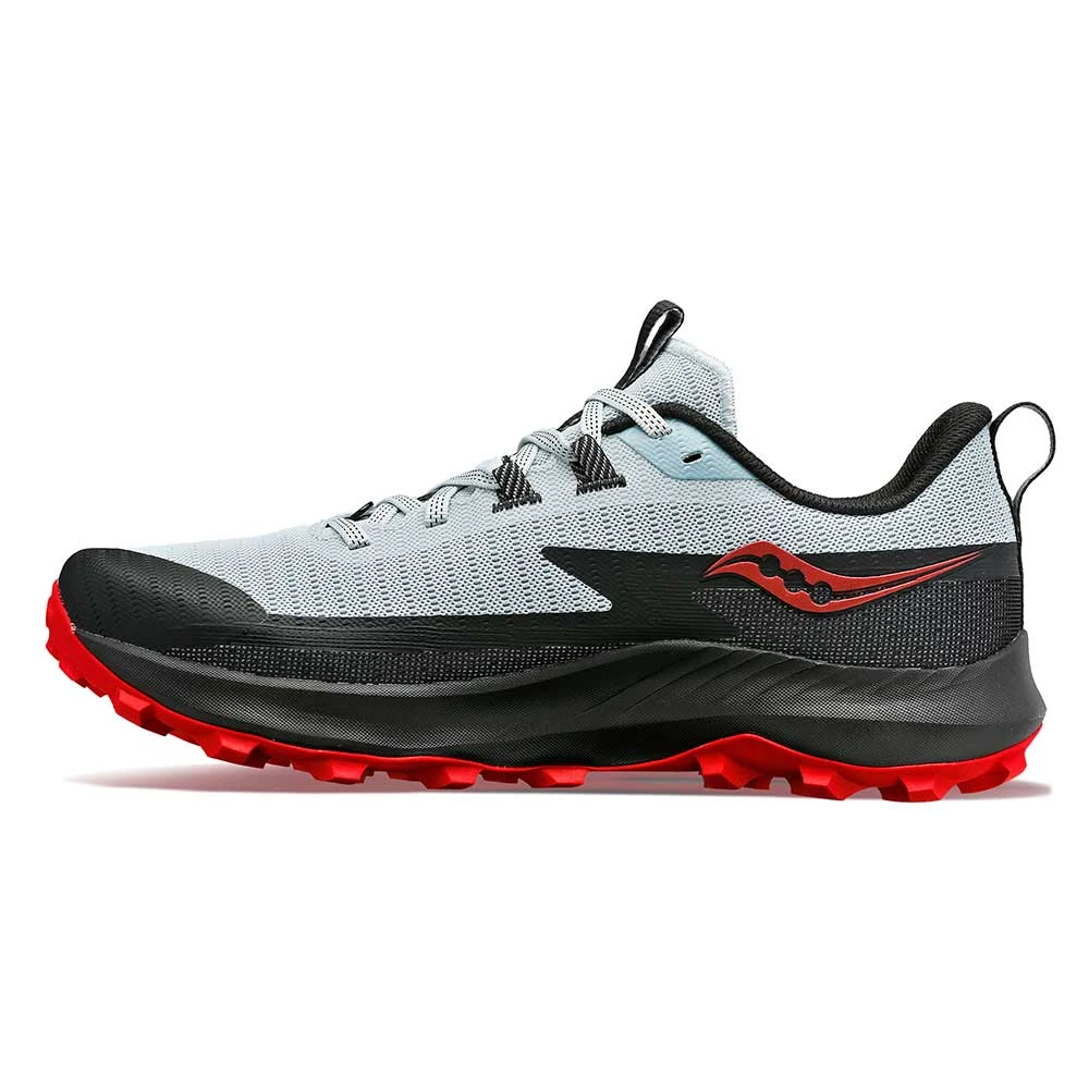 Saucony Men's Peregrine 13 Trail Running Shoe - Vapor/Poppy - Regular (D) 2 Saucony Men's Peregrine 13 Trail Running Shoe - Vapor/Poppy - Regular (D) - Image 2