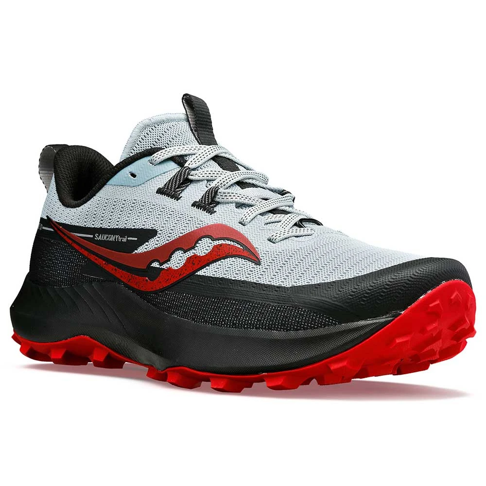 Saucony Men's Peregrine 13 Trail Running Shoe - Vapor/Poppy - Regular (D) 4 Saucony Men's Peregrine 13 Trail Running Shoe - Vapor/Poppy - Regular (D) - Image 4