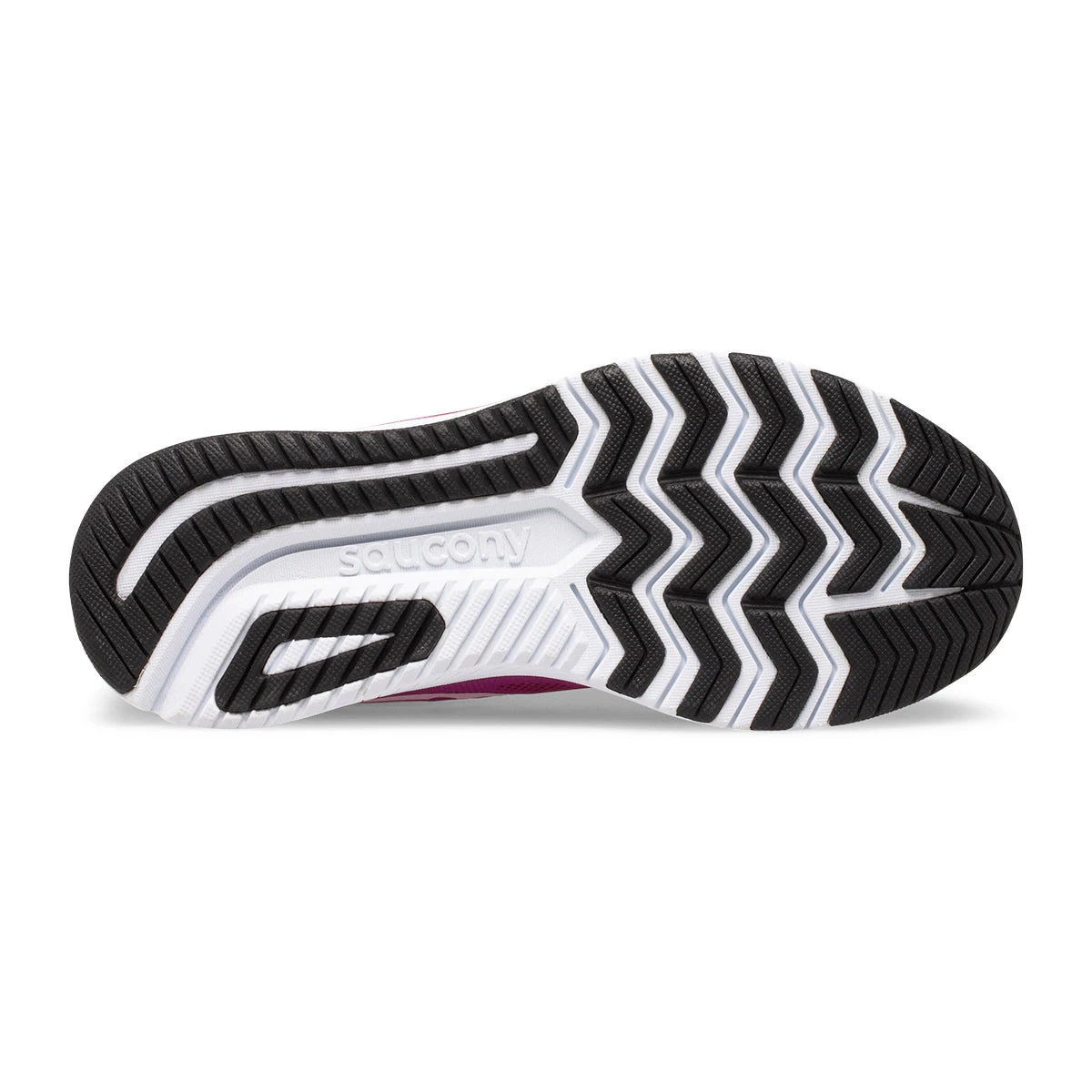 Saucony Youth Ride 14 Running Shoe - Pink 5 Saucony Youth Ride 14 Running Shoe - Pink - Image 5