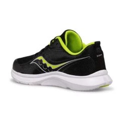 Saucony Youth Kinvara 13 Running Shoe - Black/Lime 6 Saucony Youth Kinvara 13 Running Shoe - Black/Lime -Love Running SK265520 2 1