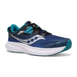 Saucony Youth Ride 15 Running Shoe - Twilight/Black 6 Saucony Youth Ride 15 Running Shoe - Twilight/Black -Love Running SK266068 1 ride