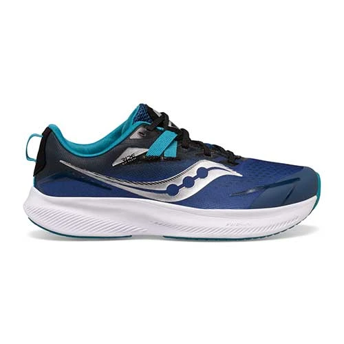 Saucony Youth Ride 15 Running Shoe - Twilight/Black 4 Saucony Youth Ride 15 Running Shoe - Twilight/Black -Love Running SK266068 3 ride