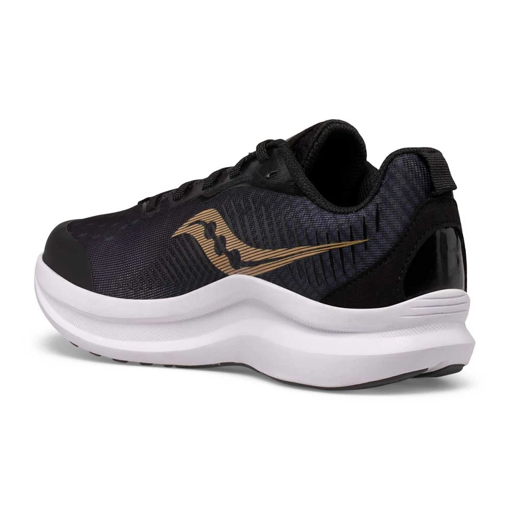 Saucony Youth Endorphin Running Shoe - Black/Gold 2 Saucony Youth Endorphin Running Shoe - Black/Gold - Image 2