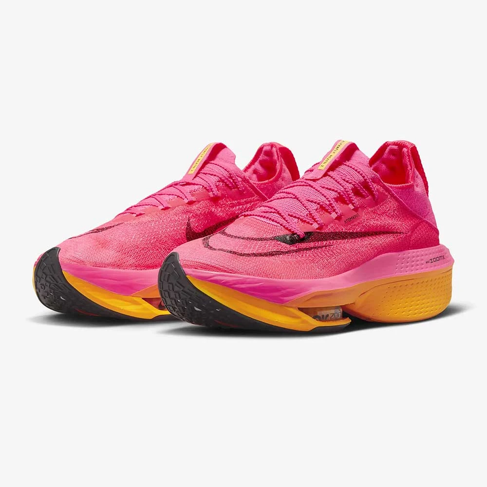 Men's Nike Alphafly 2 Running Shoes - Hyper Pink/Black/Laser Orange- Regular (D) 3 Men's Nike Alphafly 2 Running Shoes - Hyper Pink/Black/Laser Orange- Regular (D) - Image 3