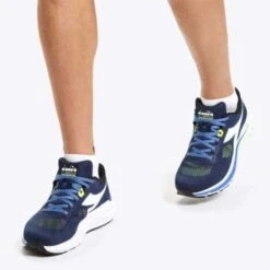 Diadora Men's Mythos Vortice 7 Running Shoe -Black Iris/White/Neon Yellow - Regular (D) 11 Diadora Men's Mythos Vortice 7 Running Shoe -Black Iris/White/Neon Yellow - Regular (D) -Love Running diadora 4