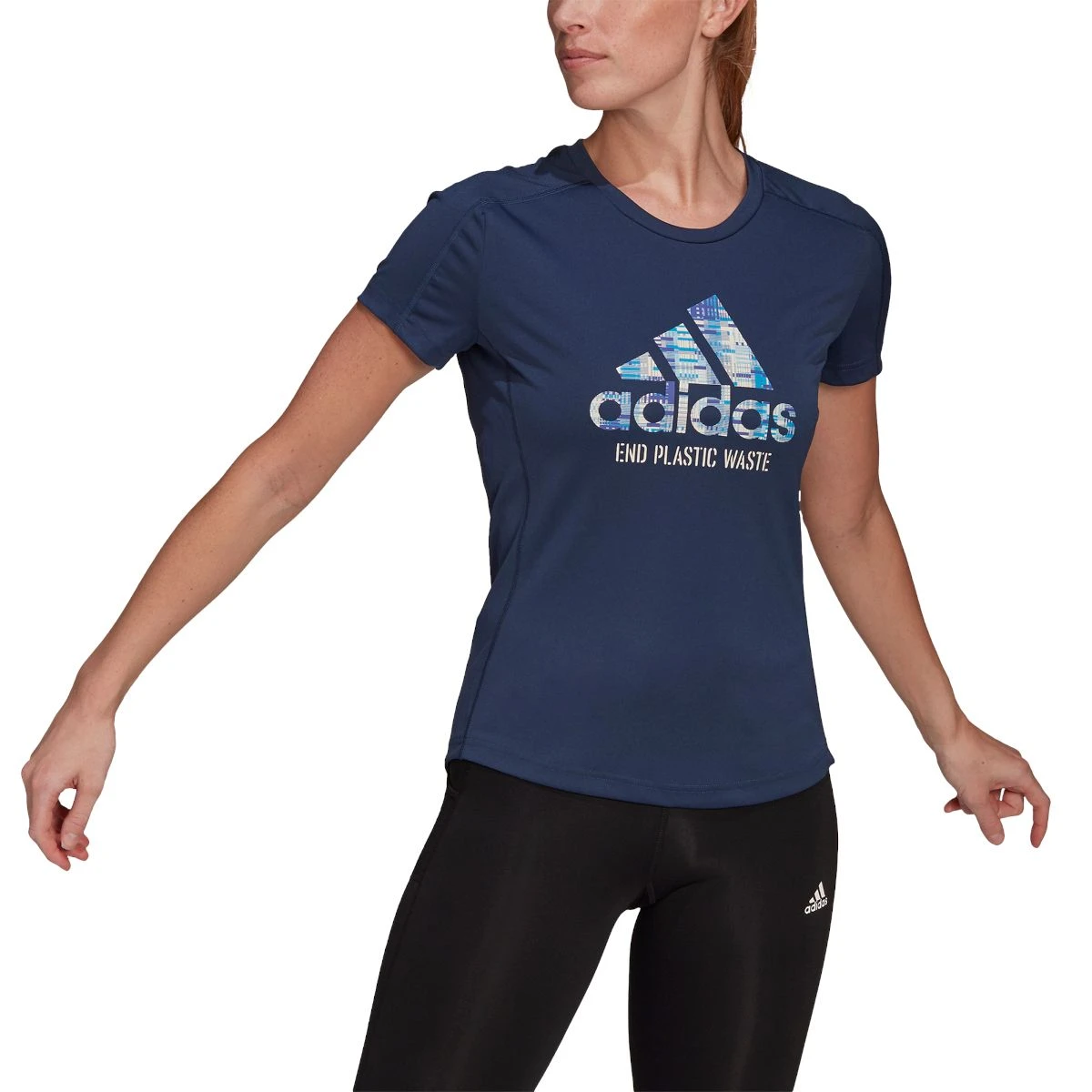 Adidas Graphic Logo Women's Running Tee 1 Adidas Graphic Logo Women's Running Tee