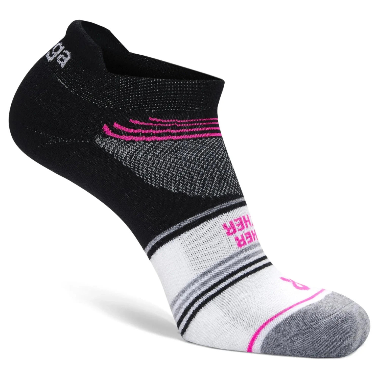 Balega Women's Grit And Grace Further Togethers Running Socks - Black/White/Pink (7494-3283) 1 Balega Women's Grit And Grace Further Togethers Running Socks - Black/White/Pink (7494-3283)