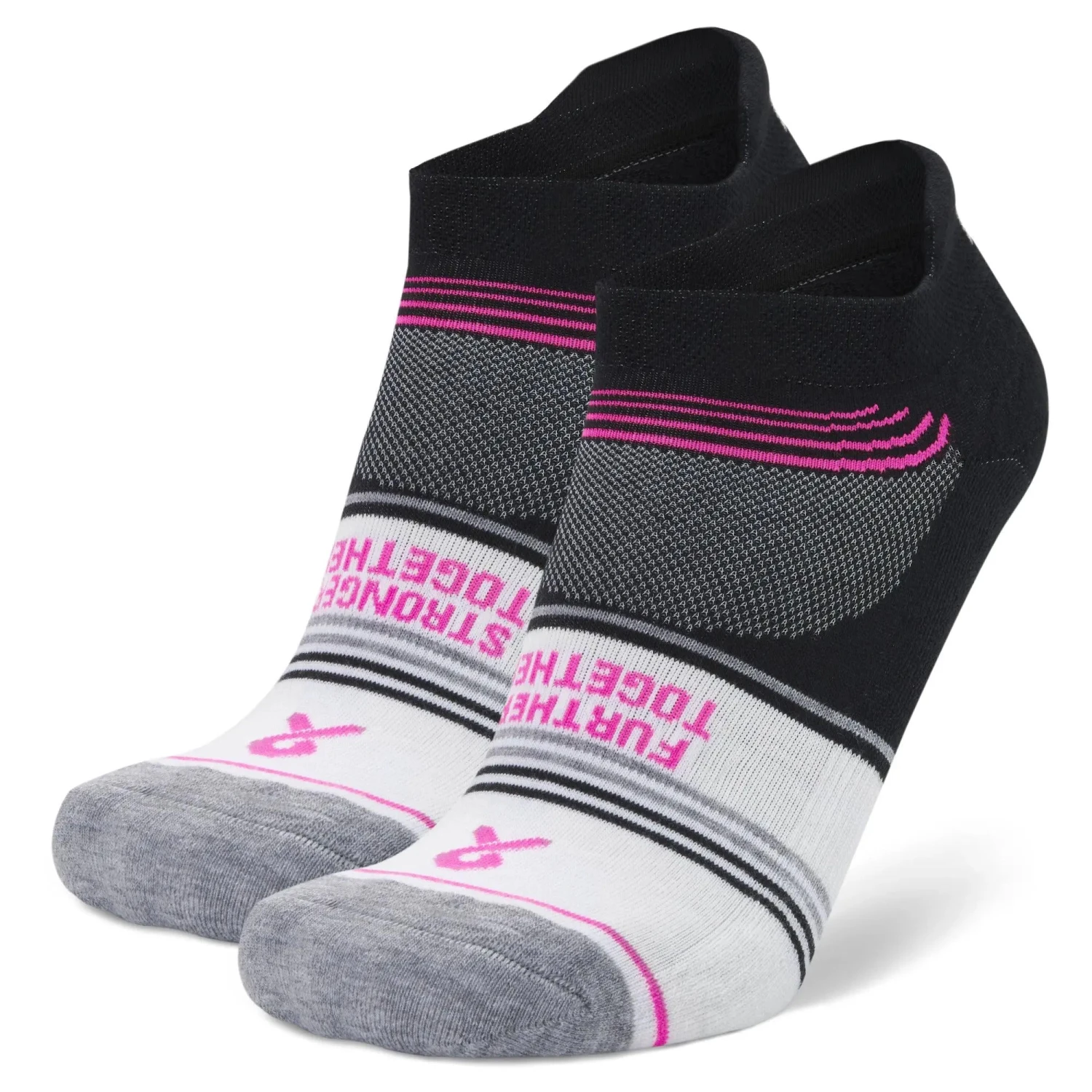 Balega Women's Grit And Grace Further Togethers Running Socks - Black/White/Pink (7494-3283) 5 Balega Women's Grit And Grace Further Togethers Running Socks - Black/White/Pink (7494-3283) - Image 5