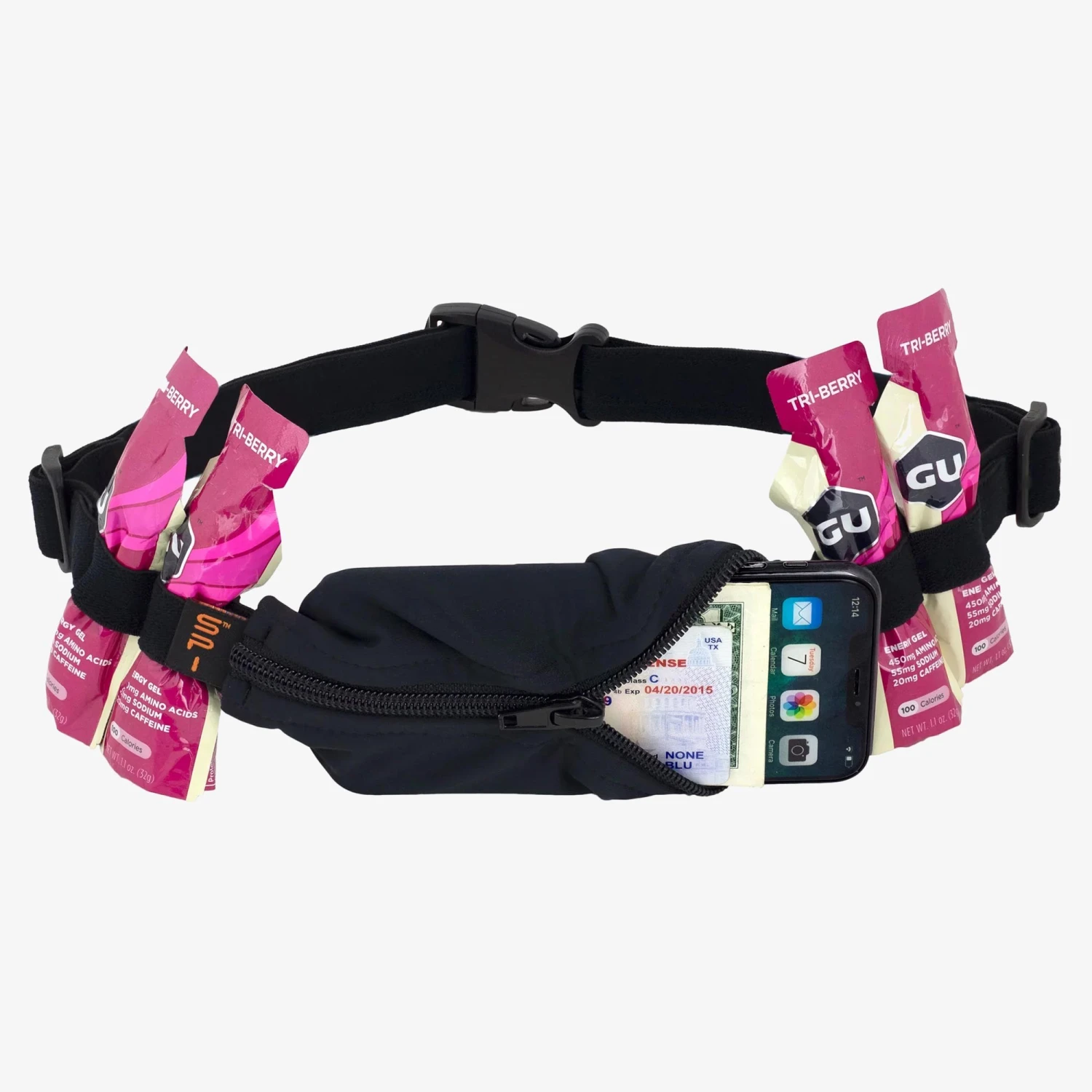 Unisex Spibelt With Energy Gel Loops 1 Unisex Spibelt With Energy Gel Loops