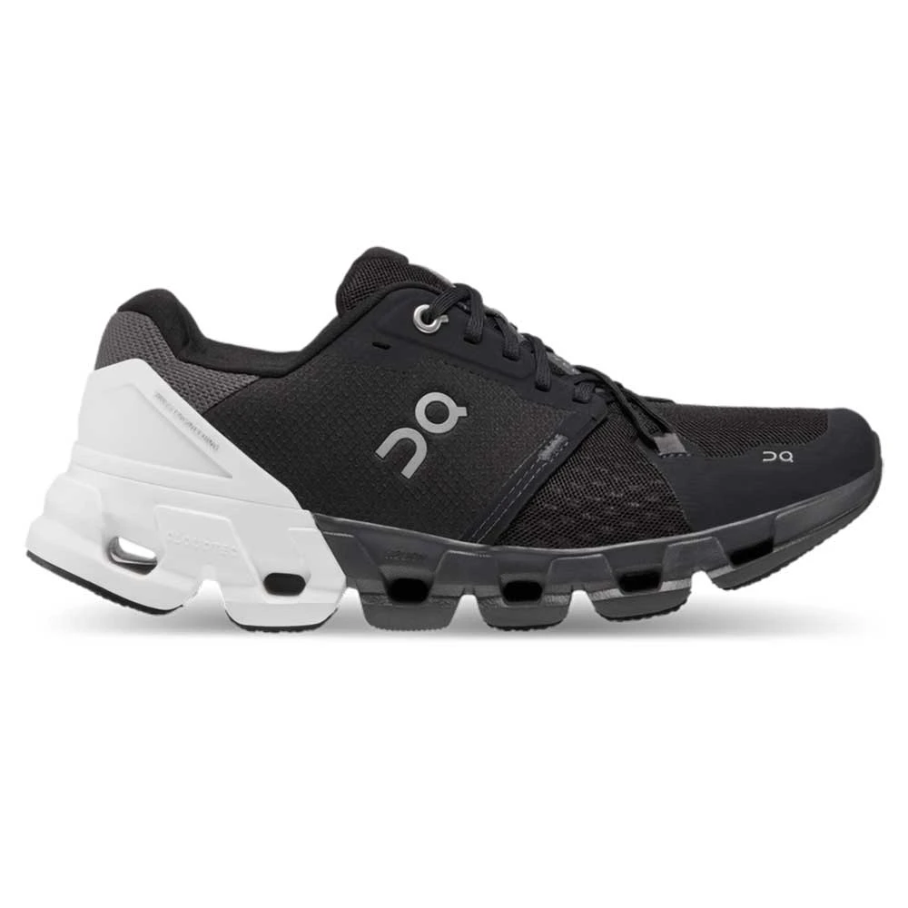 On Running Women's Cloudflyer 4 Running Shoe - Black/White - Wide (D) 1 On Running Women's Cloudflyer 4 Running Shoe - Black/White - Wide (D)