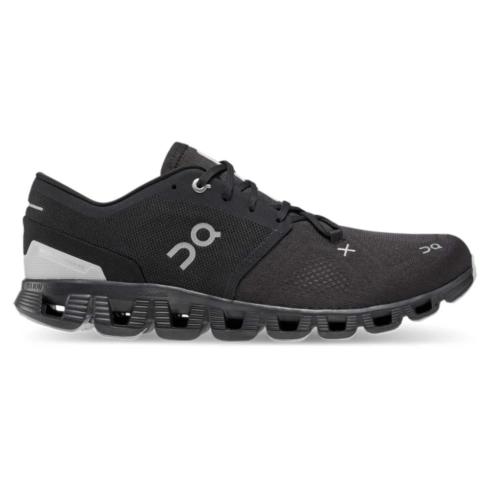 On Running Men's Cloud X 3 Running Shoe - Black- Regular (D) 1 On Running Men's Cloud X 3 Running Shoe - Black- Regular (D)