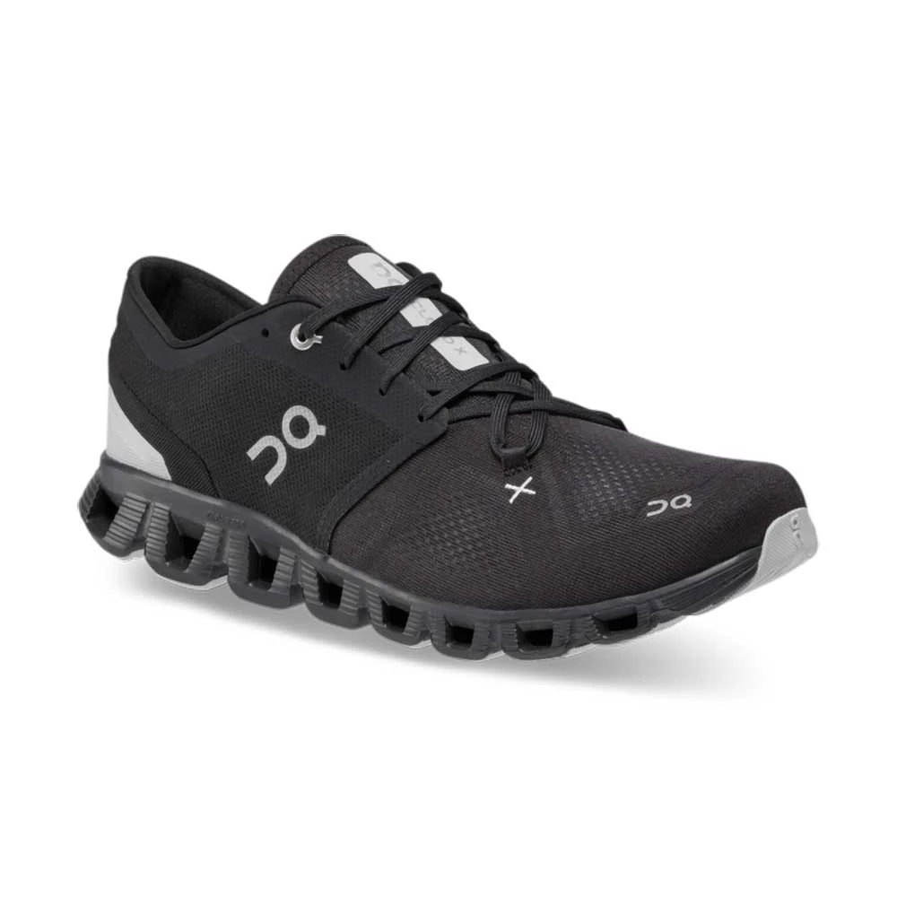 On Running Men's Cloud X 3 Running Shoe - Black- Regular (D) 2 On Running Men's Cloud X 3 Running Shoe - Black- Regular (D) - Image 2