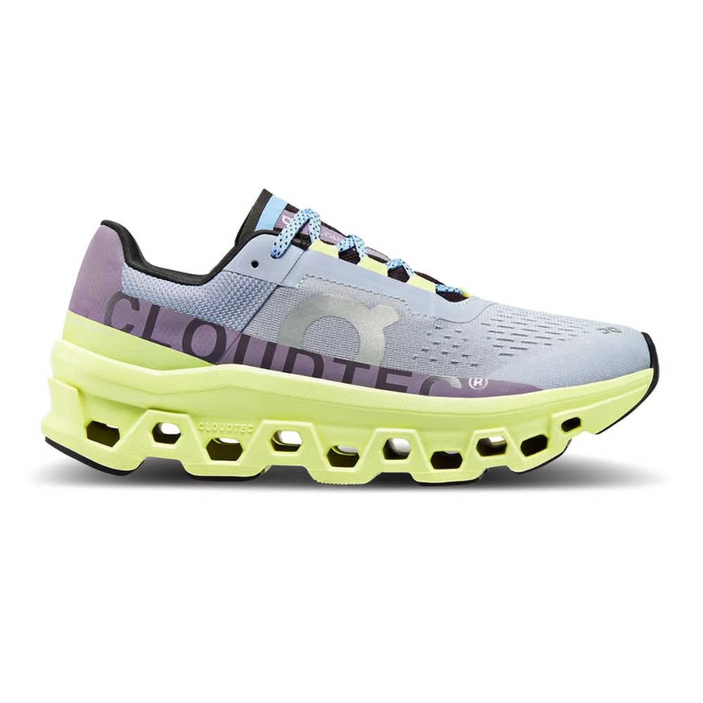 On Running Women's Cloudmonster Running Shoe - Nimbus/Hay - Regular (B) 1 On Running Women's Cloudmonster Running Shoe - Nimbus/Hay - Regular (B)